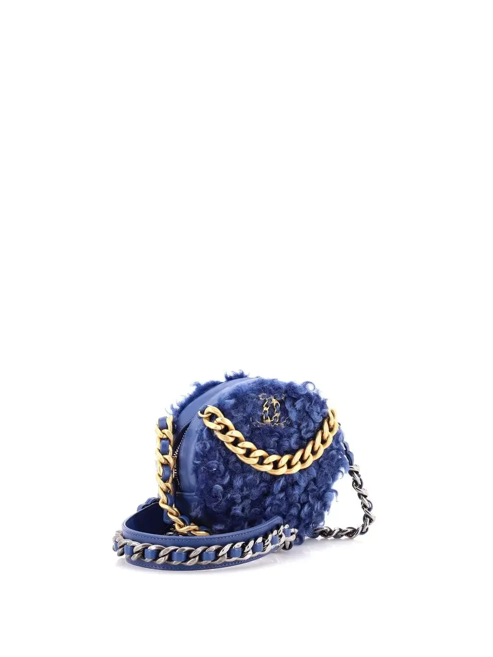 Chanel 19 Round Clutch With Chain #238711C20B